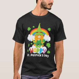 Camiseta Lucky Gnomo Dia de São Patrício Lucky Horsfere Cut