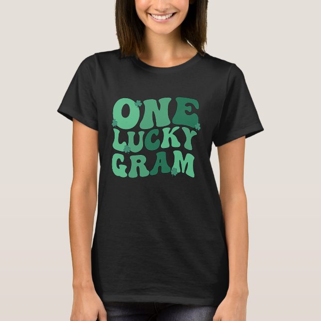 Camiseta Lucky Gram Grandmother St Patrick's Day Gram Grand (Frente)