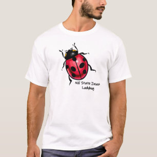Camiseta Lucky Ladybug New Hampshire State Insect