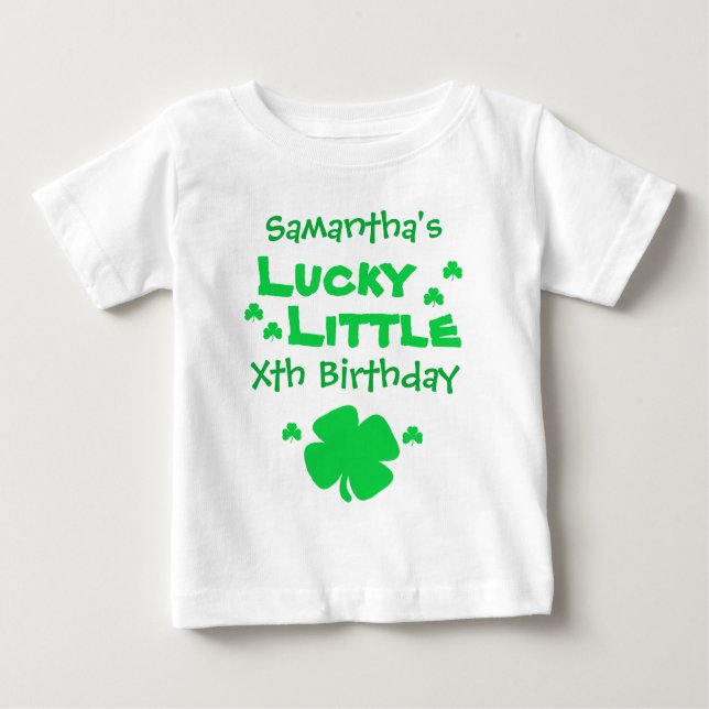Camiseta Lucky Little Birthday (Frente)