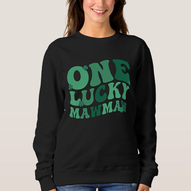 Camiseta Lucky Mawmaw Grandmother St Patrick's Day Mawmaw G (Frente)