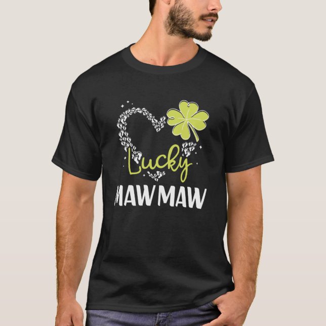 Camiseta Lucky Mawmaw St Patricks Day womens (Frente)
