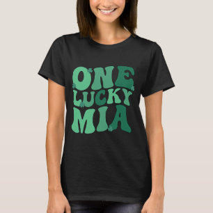 Camiseta Lucky Mia Avó Dia de São Patrício Mia Avó