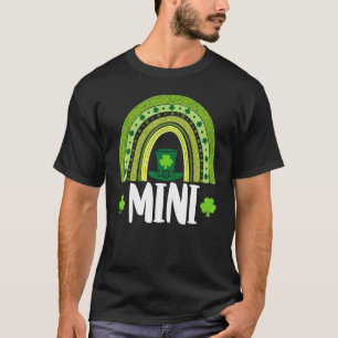 Camiseta Lucky Mini Women Dia de São Patrício Rainbow Love