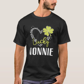 Camiseta Lucky Nonnie St Patricks Day womens