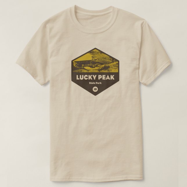 Camiseta Lucky Peak State Park Idaho (Frente do Design)
