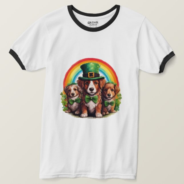 Camiseta Lucky Pup Parade (Frente do Design)