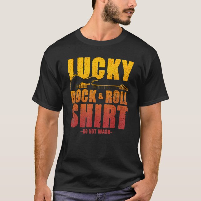 Camiseta Lucky Rock And Roll (Frente)