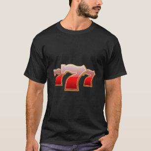 Camiseta Lucky Sevens Vencedor de Slot Machine Casino