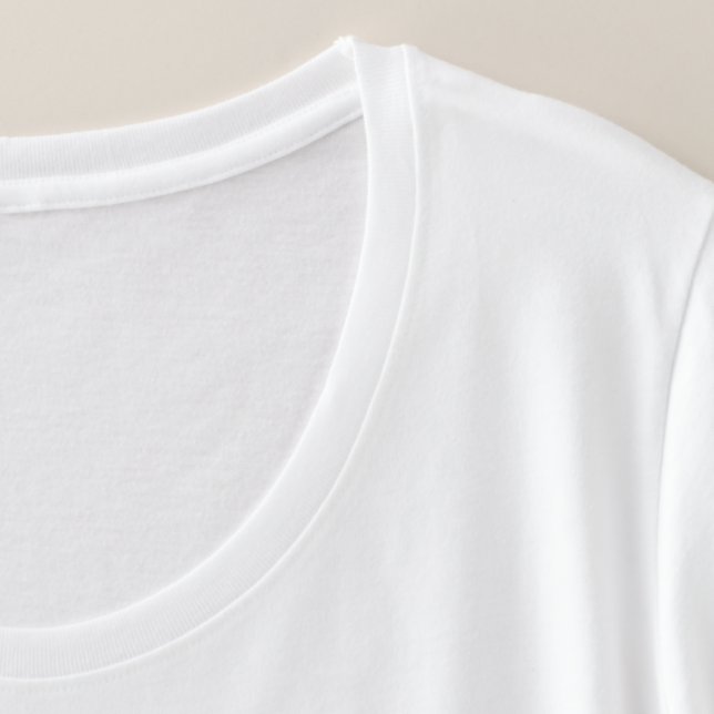 Camiseta Lucky Sign Language surda irlandesa Shamrock ASL (Detalhe - colarinho)