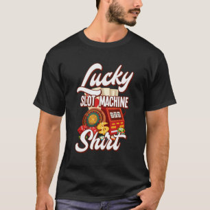 Camiseta Lucky Slot Shirt Casino Las Vegas Jogo