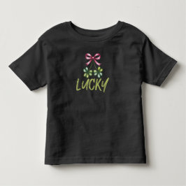 Camiseta Lucky St Patrick's Coquette Laço