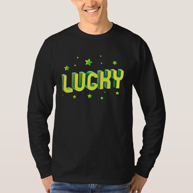 Camiseta Lucky St Patricks Day St Patricks Day Lucky (Frente)