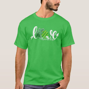 Camiseta Lucky Teacher Shamrock Leopard Plaid St Patricks D