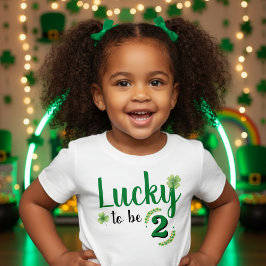 Camiseta Lucky to be St Patrick's Day Clover Birthday
