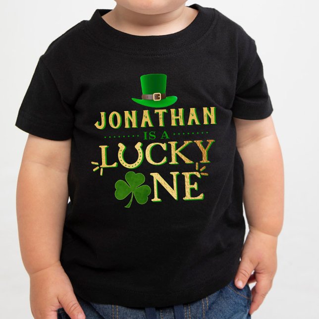 Camiseta Lucky Um primeiro aniversario (Criador carregado)