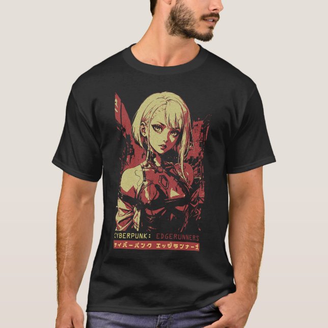 Camiseta Lucy Cyberpunk (Frente)