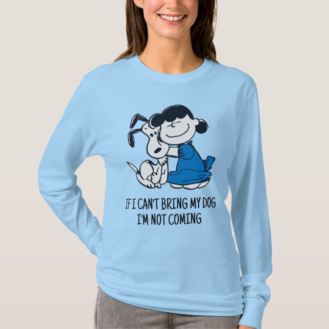 Camiseta Lucy Hugging Snoopy (Frente)