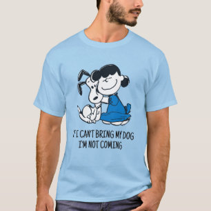 Camiseta Lucy Hugging Snoopy