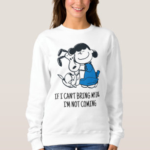 Camiseta Lucy Hugging Snoopy