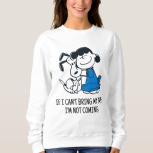 Camiseta Lucy Hugging Snoopy