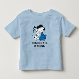 Camiseta Lucy Hugging Snoopy