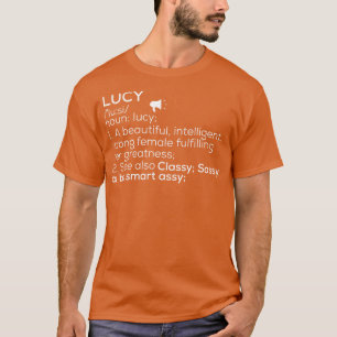 Camiseta Lucy Nome Lucy Definição Lucy Lucy Nome Mulher Luc