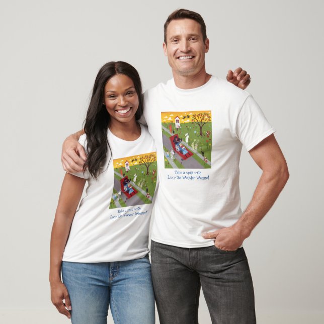 Camiseta Lucy the Wonder Weenie on Parade (Unissex)