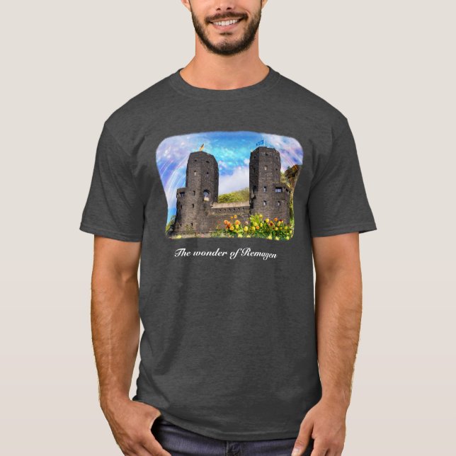 Camiseta Ludendorff Bridge permanece em Erpel, Remagen (Frente)