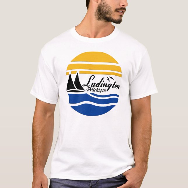 Camiseta Ludington Michigan 2 (Frente)
