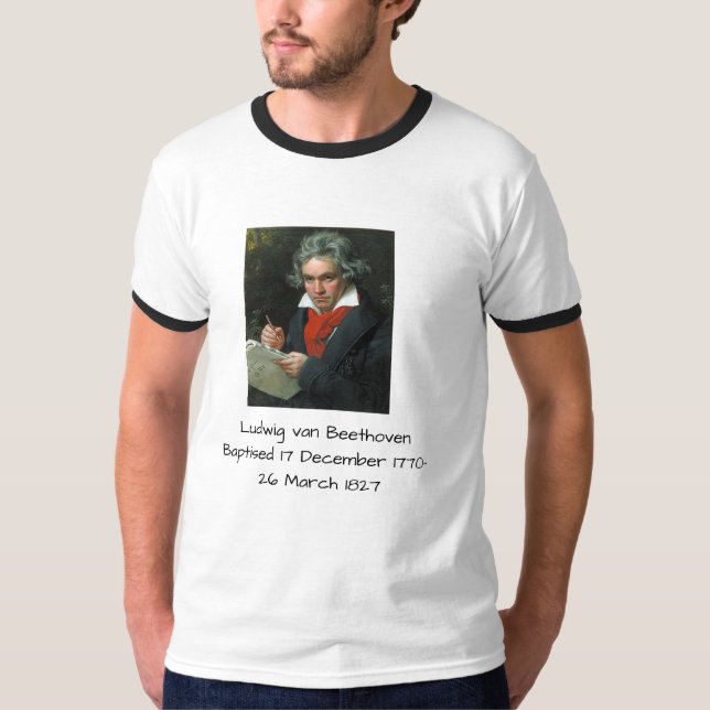 Camiseta Ludwig van Beethoven (Frente)