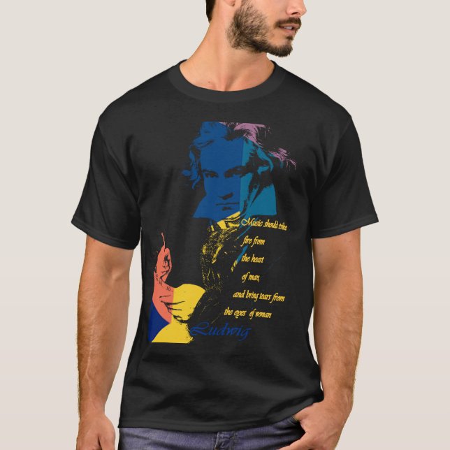 Camiseta Ludwig van Beethoven (Frente)