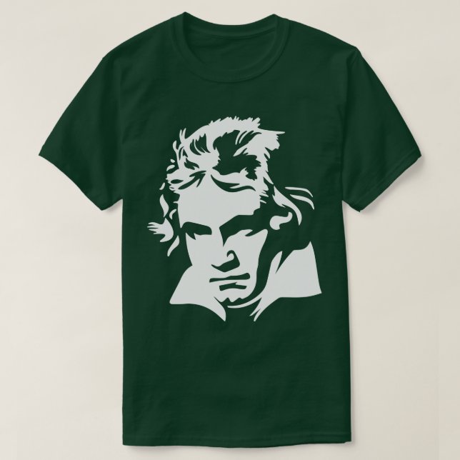 Camiseta Ludwig van Beethoven 5 Symphony Música Clássica (Frente do Design)