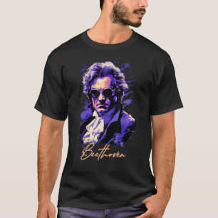Camiseta Ludwig van Beethoven Música Pianista Sinfonia Comp