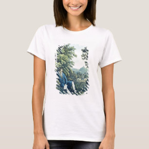 Camiseta Ludwig van Beethoven por um rio (engravin colorido