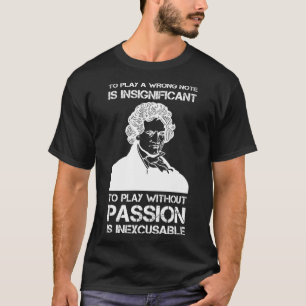Camiseta Ludwig van Beethoven Portrait Pianistas Piano Play