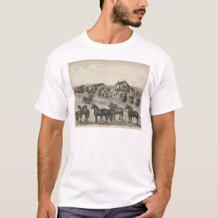 Camiseta Luellen e Fox, residência do Fox de John, Kansas