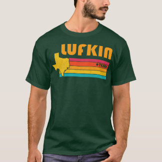 Camiseta Lufkin Texas Vintage angustiou Souvenir