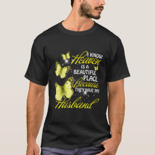 Camiseta Lugar Belo Céu Eles Têm Minha Manteiga Marido