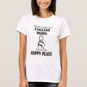 Camiseta Lugar feliz do chifre inglês