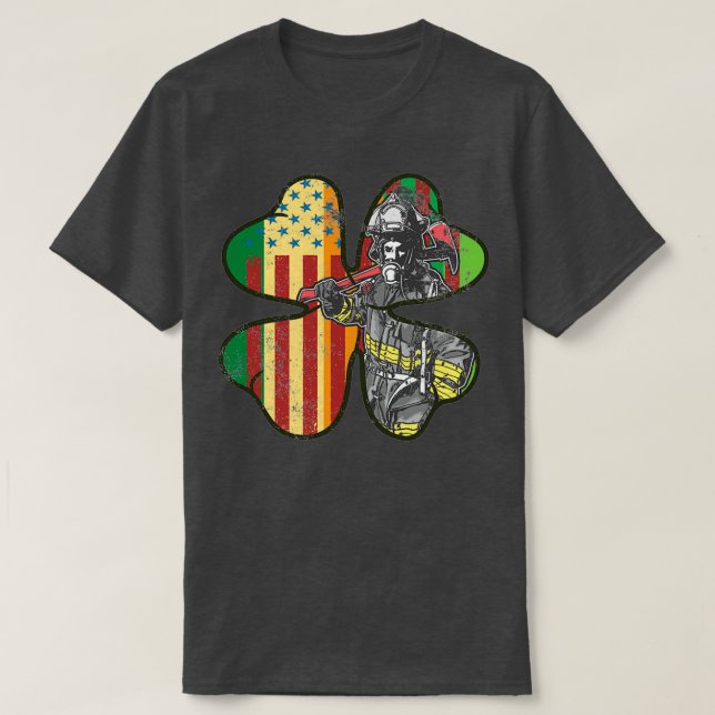 Camiseta Lugares De Fogo Sortudos Quatro Folhas De Vestuári (Frente do Design)
