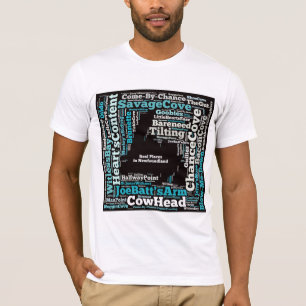 Camiseta Lugares reais de Newfie