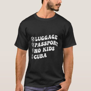 Camiseta Luge Passport No Cuba Trip Wavy