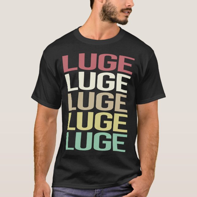 Camiseta Luger Colorido de Lugar de Texto (Frente)