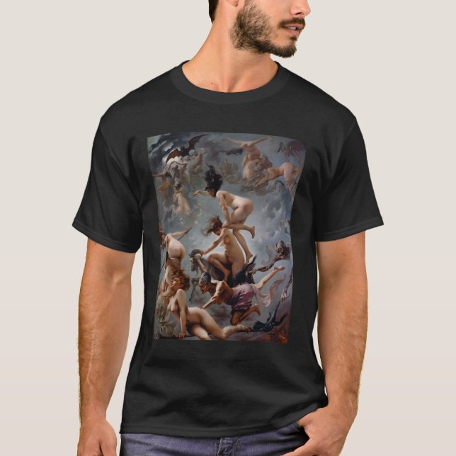 Camiseta Luis Falero Witches indo para a Paintin do Sabá (Frente)