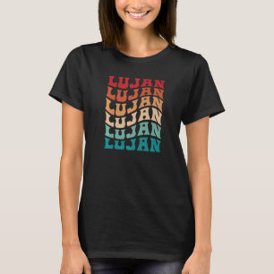 Camiseta Lujan Tie Dye Groovy Hippie 60s 70s Nome Lujan