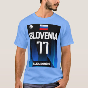 Camiseta Luka Doncic 2021 Eslovênia Jersey Fan Design
