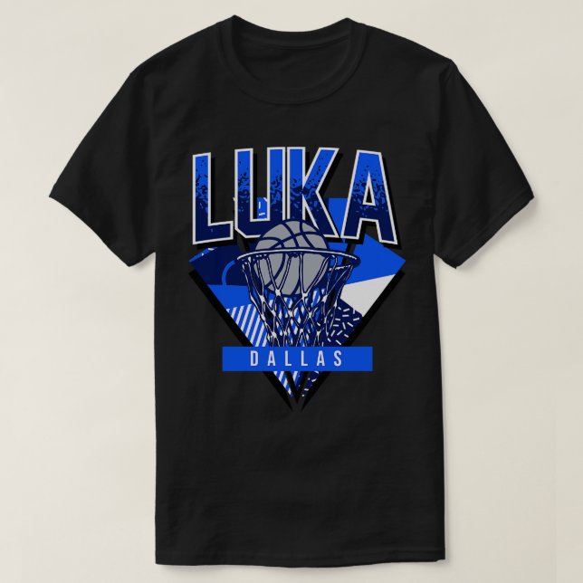Camiseta Luka Retro Dallas Basball Thback (Frente do Design)