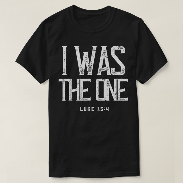 Camiseta Luke 154 Ele Deixou A 99 Ovelha Que Eu Era O Único (Frente do Design)