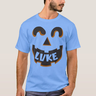 Camiseta Luke Jack O' Lanterna Pumpkin Kids Personalizar Ha